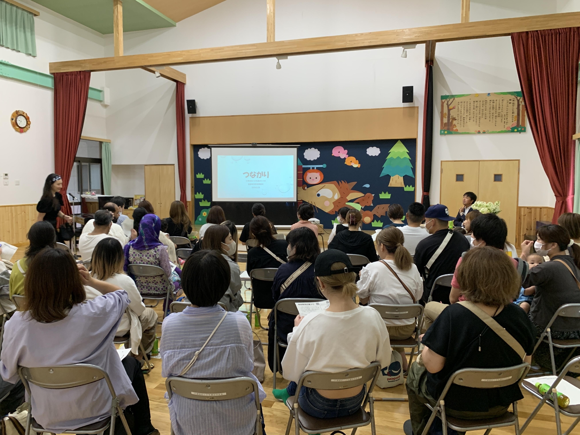 家庭教育学級開級式・保育参観